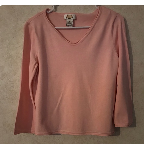 Talbots Top Soft Pink - Picture 1 of 3